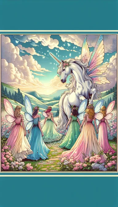 Cover von Magische Welt der Einhörner & Feen – Ausmalbuch für Kinder ab 4 Jahren (PDF zum Download)