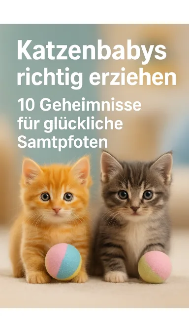 Cover von Die 10 Geheimnisse für ein glückliches Zusammenleben mit Katzenbabys