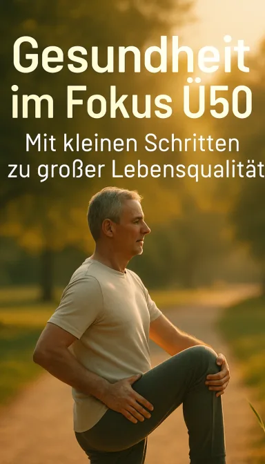 Cover von Entdecke die Geheimnisse für mehr Lebensqualität im Alter - Hol dir jetzt das Ebook Gesundheit im Fokus Ü50