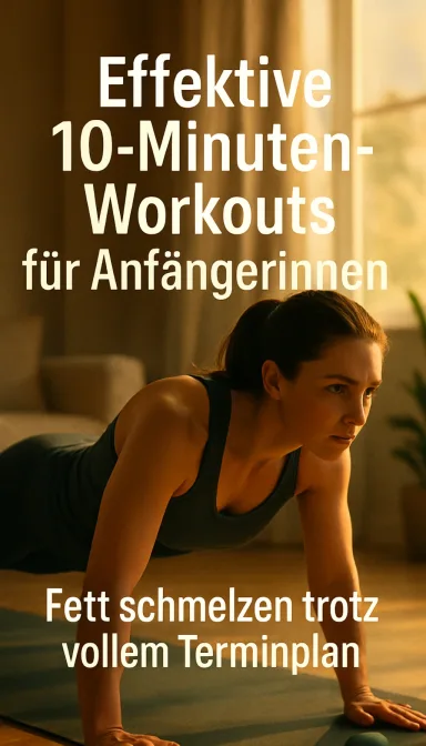Cover von Fit werden in nur 10 Minuten am Tag - Effektive Workouts für Anfängerinnen!