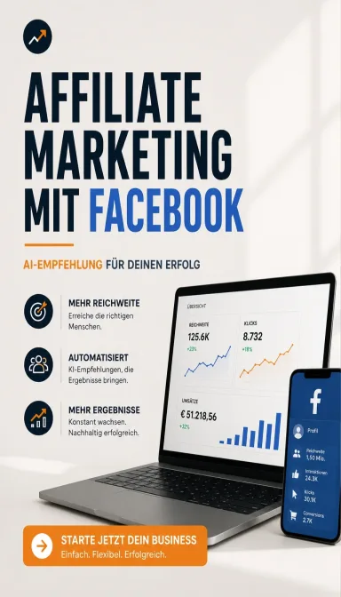 Cover von Der ultimative Leitfaden für Affiliate Marketing mit Facebook: Erfahre, wie du sofort online Geld verdienen kannst!