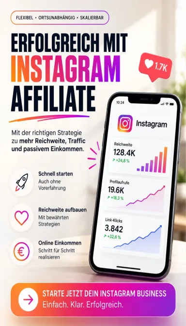 Cover von Instagram Affiliate Marketing Geheimnisse enthüllt: Erfolgreich starten ohne Vorerfahrung!