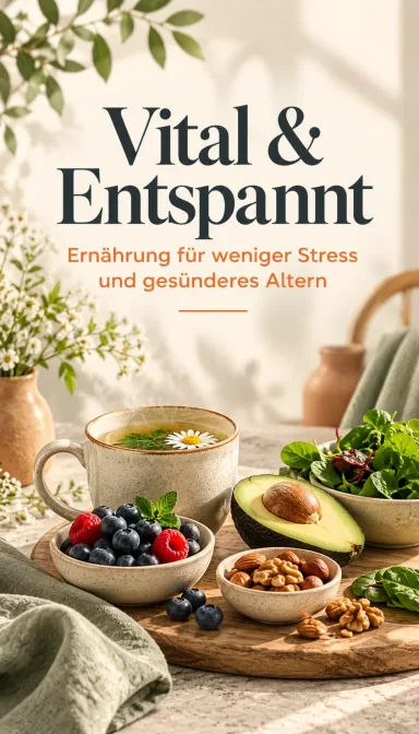 Cover von Stressfrei und Jung bleiben: Die ultimative Ernährungsanleitung für Vitalität und Gelassenheit!